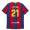 2020-2021 Barcelona Home Jersey (F DE JONG 21)