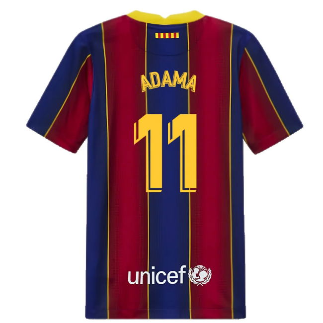 2020-2021 Barcelona Home Jersey (Kids) (ADAMA 11)