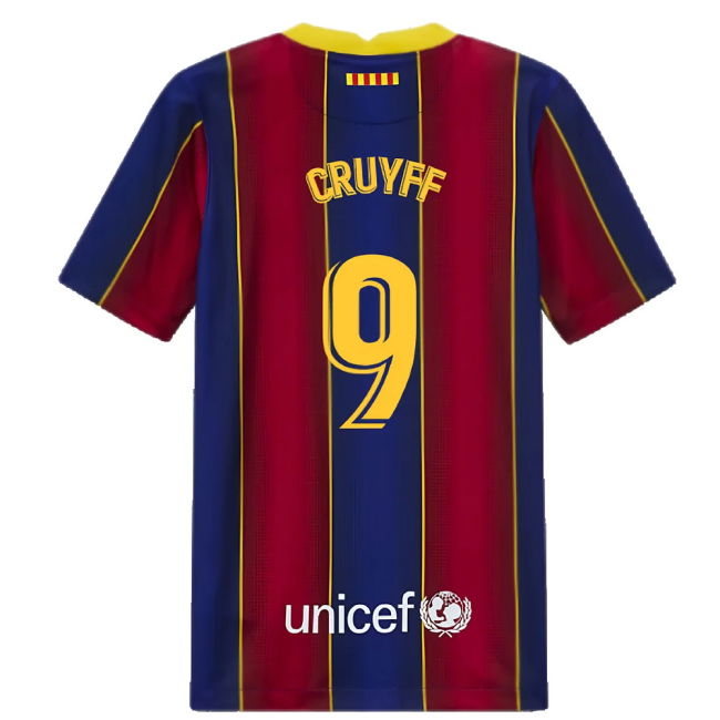 2020-2021 Barcelona Home Jersey (Kids) (CRUYFF 9)