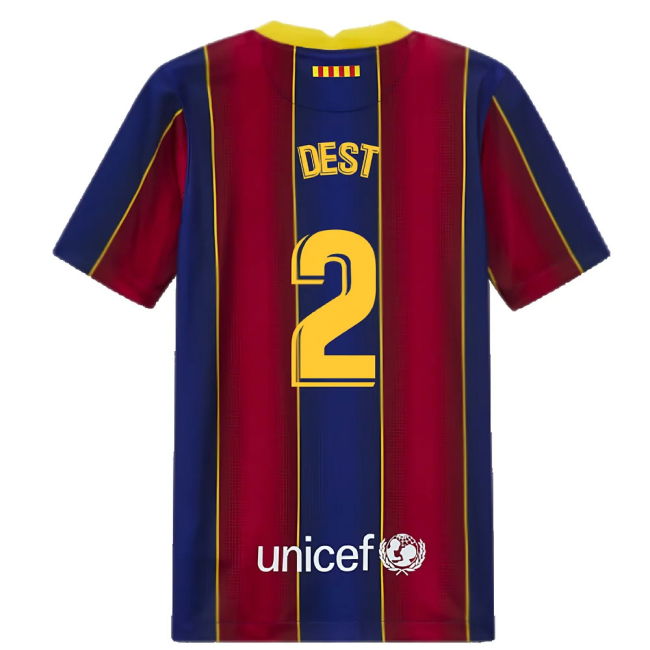 2020-2021 Barcelona Home Jersey (Kids) (DEST 2)
