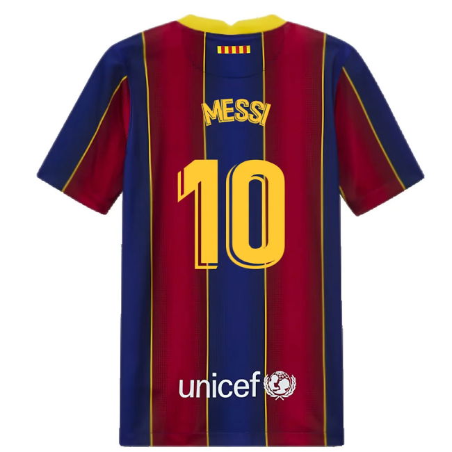 2020-2021 Barcelona Home Jersey (Kids) (MESSI 10)
