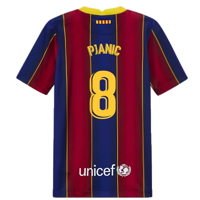 2020-2021 Barcelona Home Jersey (Kids) (PJANIC 8)