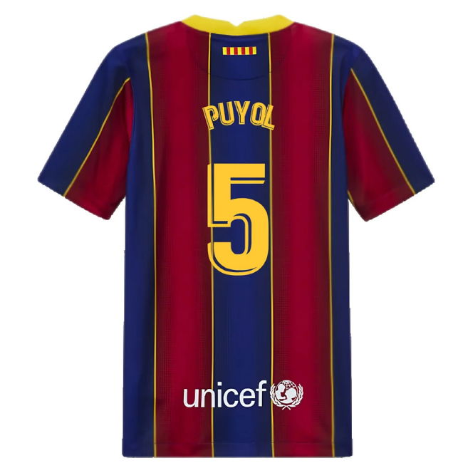 2020-2021 Barcelona Home Jersey (Kids) (PUYOL 5)