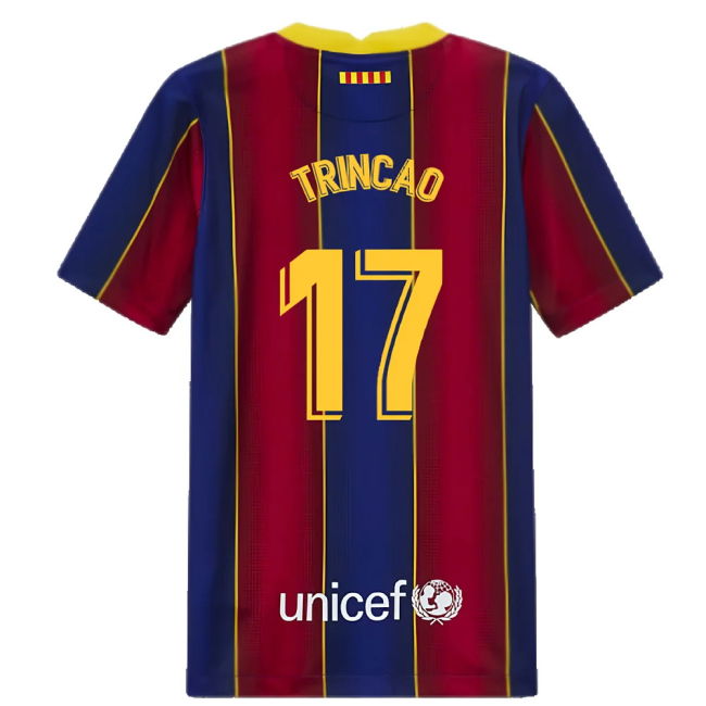 2020-2021 Barcelona Home Jersey (Kids) (TRINCAO 17)