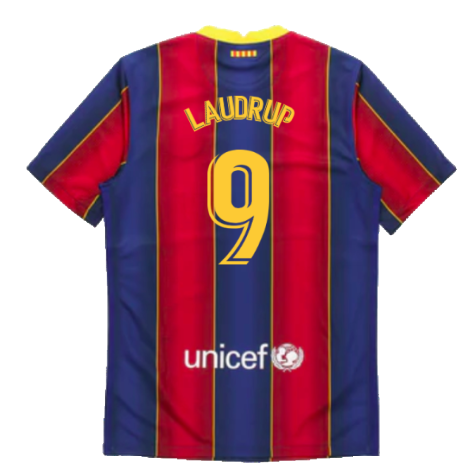 2020-2021 Barcelona Home Jersey (LAUDRUP 9)