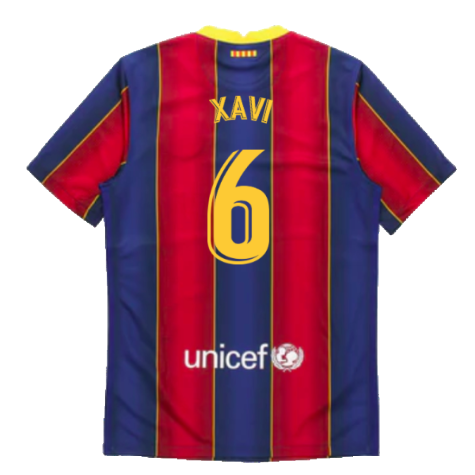2020-2021 Barcelona Home Jersey (XAVI 6)