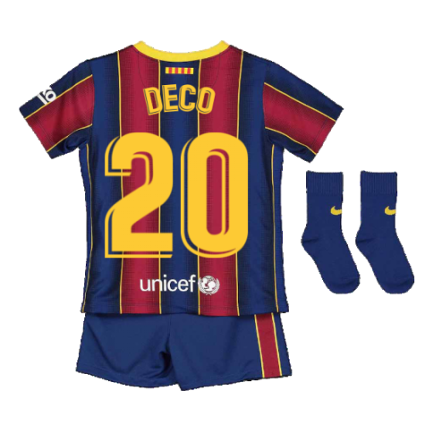 2020-2021 Barcelona Home Nike Baby Kit (DECO 20)
