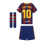 2020-2021 Barcelona Home Nike Little Boys Mini Kit (RONALDINHO 10)
