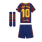 2020-2021 Barcelona Home Nike Little Boys Mini Kit (Your Name)