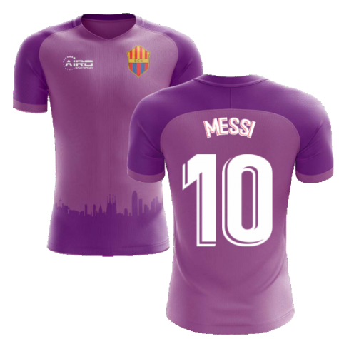 2023-2024 Barcelona Third Concept Football Shirt (Messi 10)
