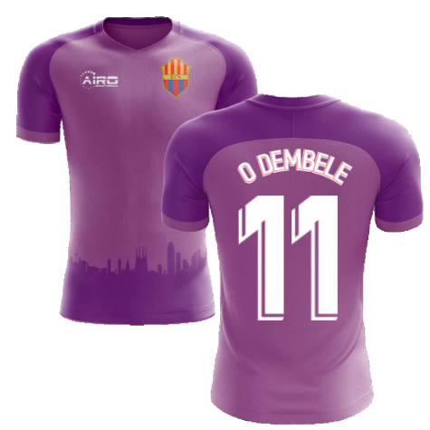 2023-2024 Barcelona Third Concept Football Shirt (O Dembele 11)