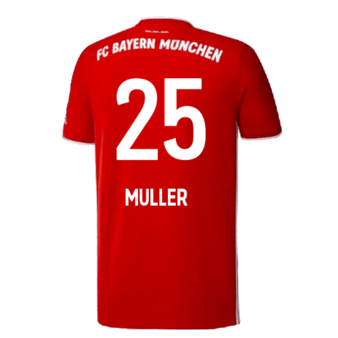 2020-2021 Bayern Munich Home Shirt (MULLER 25)