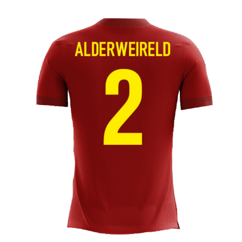 2023-2024 Belgium Airo Concept Home Shirt (Alderweireld 2)