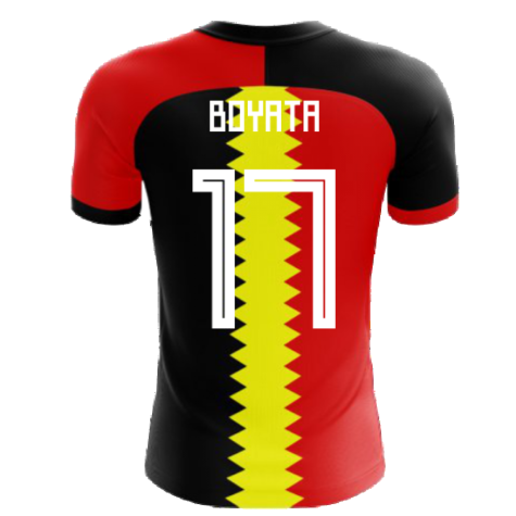 2025-2026 Belgium Flag Concept Football Shirt (Boyata 17)