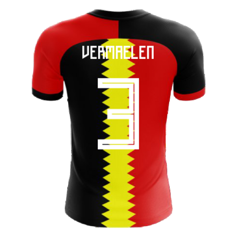 2023-2024 Belgium Flag Concept Football Shirt (Vermaelen 3)