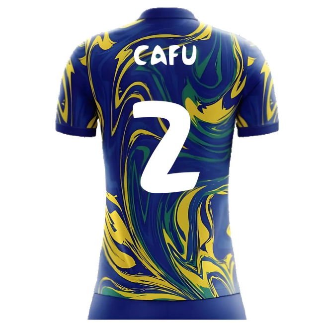 2025-2026 Brazil Away Concept Shirt (Cafu 2) - Kids