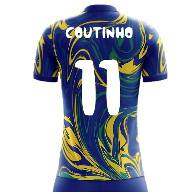 2025-2026 Brazil Away Concept Shirt (Coutinho 11)