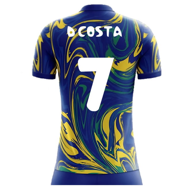 2025-2026 Brazil Away Concept Shirt (D Costa 7)