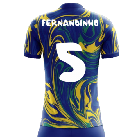 2023-2024 Brazil Away Concept Shirt (Fernandinho 5)
