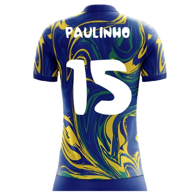 2025-2026 Brazil Away Concept Shirt (Paulinho 15)