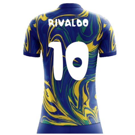 2023-2024 Brazil Away Concept Shirt (Rivaldo 10) - Kids
