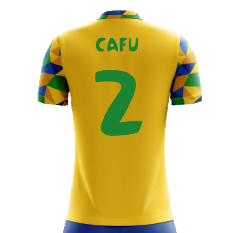 2025-2026 Brazil Home Concept Football Shirt (Cafu 2) - Kids