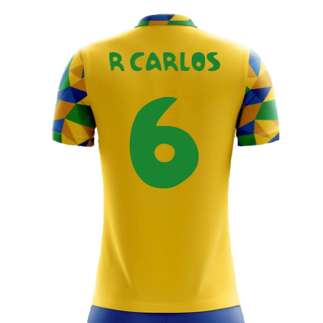 2025-2026 Brazil Home Concept Football Shirt (R Carlos 6)