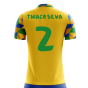 2023-2024 Brazil Home Concept Football Shirt (Thiago Silva 2)