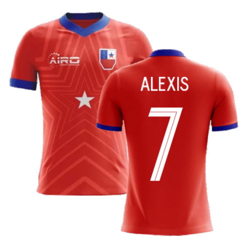 2022-2023 Chile Home Concept Football Shirt (ALEXIS 7) - Kids