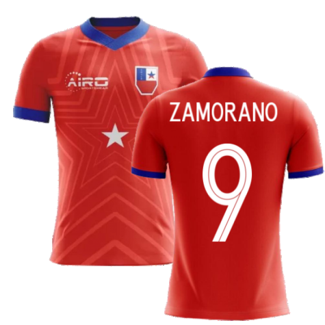 2023-2024 Chile Home Concept Football Shirt (ZAMORANO 9) - Kids
