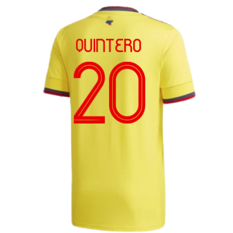 2020-2021 Colombia Home Shirt (QUINTERO 20)