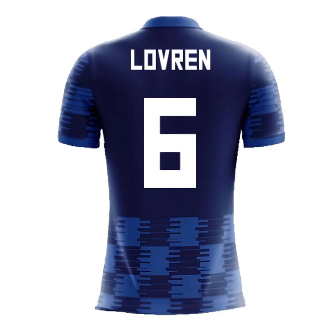 2025-2026 Croatia Away Concept Shirt (Lovren 6) - Kids