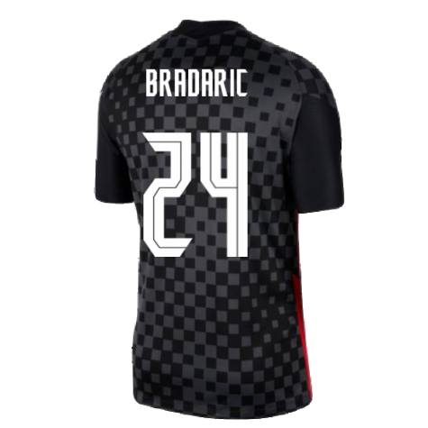 2020-2021 Croatia Away Nike Football Shirt (BRADARIC 24)
