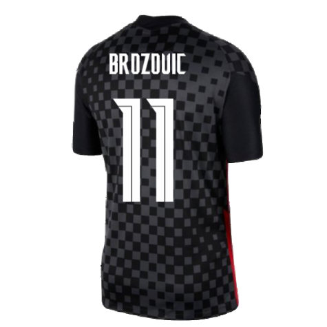 2020-2021 Croatia Away Nike Football Shirt (BROZOVIC 11)