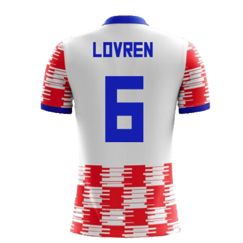 2023-2024 Croatia Home Concept Shirt (Lovren 6)