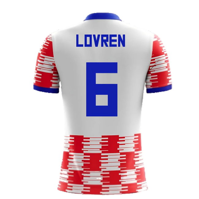 2025-2026 Croatia Home Concept Shirt (Lovren 6)