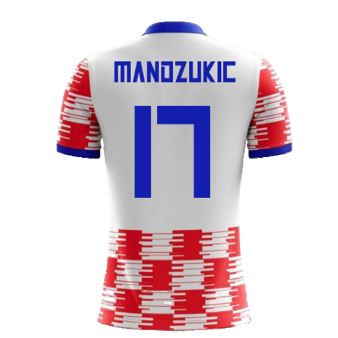 2023-2024 Croatia Home Concept Shirt (Mandzukic 17) - Kids