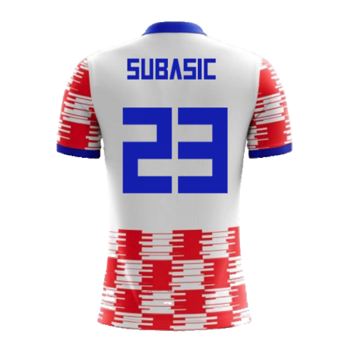 2023-2024 Croatia Home Concept Shirt (Subasic 23)