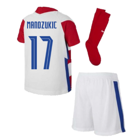 2020-2021 Croatia Home Mini Kit (MANDZUKIC 17)