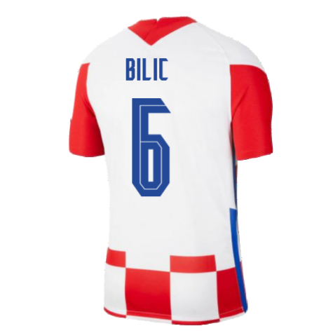 2020-2021 Croatia Home Nike Football Shirt (BILIC 6)