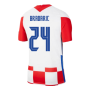 2020-2021 Croatia Home Nike Football Shirt (BRADARIC 24)
