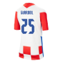 2020-2021 Croatia Home Nike Football Shirt (Kids) (GVARDIOL 25)