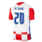 2020-2021 Croatia Home Nike Football Shirt (PETKOVIC 20)
