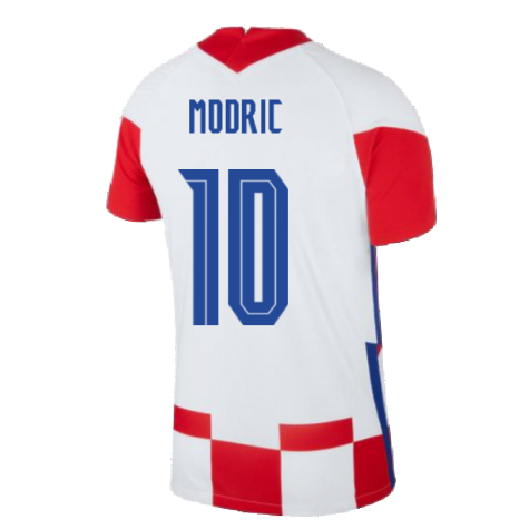2020-2021 Croatia Home Nike Vapor Shirt (MODRIC 10)