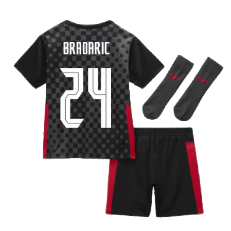2020-2021 Croatia Little Boys Away Mini Kit (BRADARIC 24)
