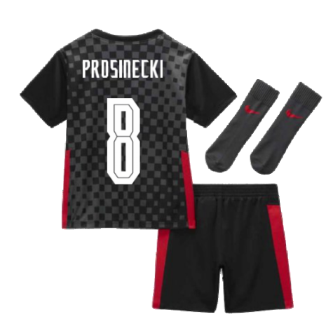 2020-2021 Croatia Little Boys Away Mini Kit (PROSINECKI 8)