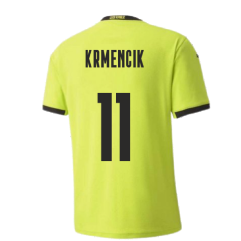 2020-2021 Czech Republic Away Puma Football Shirt (Kids) (KRMENCIK 11)