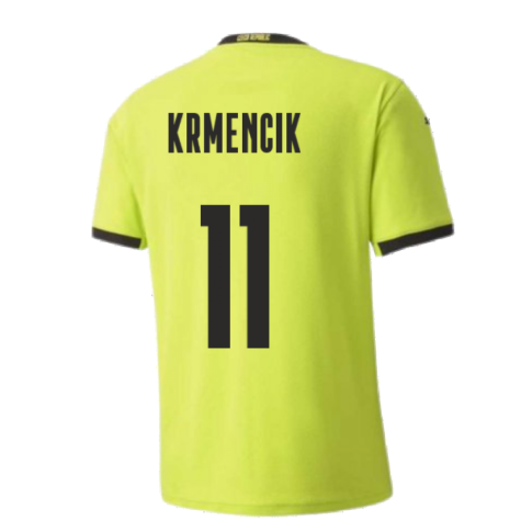2020-2021 Czech Republic Away Puma Football Shirt (KRMENCIK 11)
