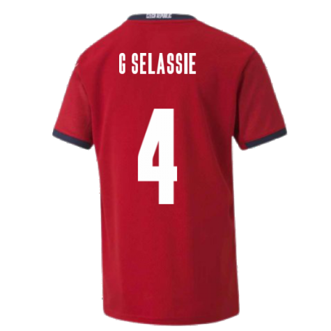 2020-2021 Czech Republic Home Shirt (Kids) (G SELASSIE 4)
