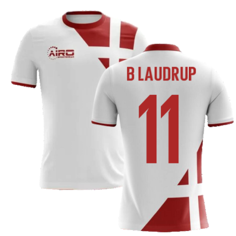 2023-2024 Denmark Away Concept Football Shirt (B Laudrup 11) - Kids